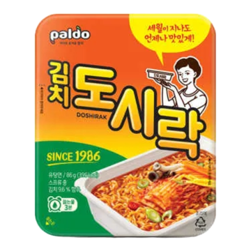 Fideos Instantaneos Dosirak de Kimchi Paldo Taza