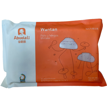 Wantan de Pollo y Hongos Shiitake 180g