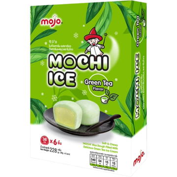 Helado de Mochi de Te Verde Mojo