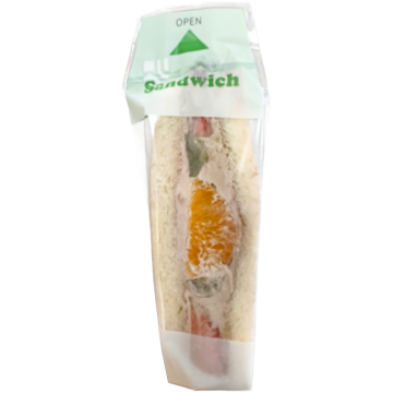 Sandwich Japones de Frutas con Crema de Chocolate