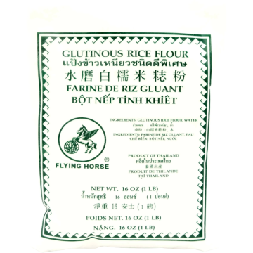 Harina de Arroz Glutinoso Flying Horse 1lb