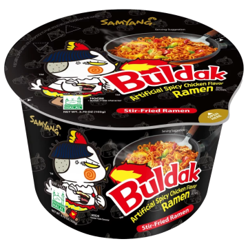 Fideos Instantaneos de Pollo Picante Buldak Taza
