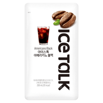Bebida en Bolsa de Cafe Negro Americano Ice Talk