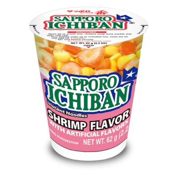 Fideos Instantaneos de Camaron Sapporo Taza