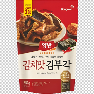 Snack de Algas Crujientes con Kimchi