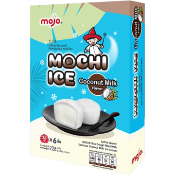 Helado de Mochi de Leche de Coco Mojo