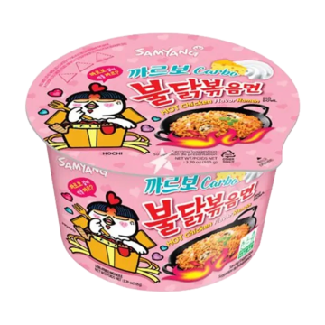 Fideos Instantaneos Pollo Picante Carbonara Buldak Taza