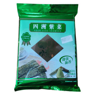 Snack de Algas de Wasabi Four Seas Seaweed