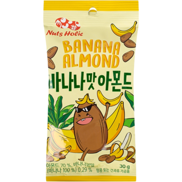 Almendras con Banano Nuts Holic