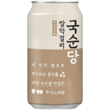 Vino de Arroz Gasificado Sabor Original Makgeolli Lata 350ml
