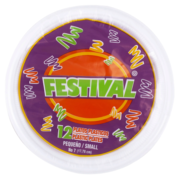 Plato Desechable #7 Festival